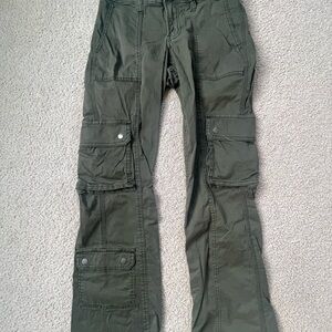 Hollister Dark Green Cargo Pants